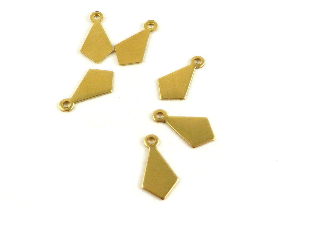 12x breloque connecteur losange (13mm x 7mm) PP-124