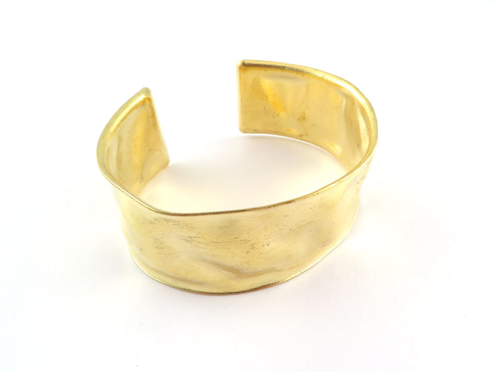 1x Bracelet manchette réglable chiffonné (25mm x 150mm) BM-007