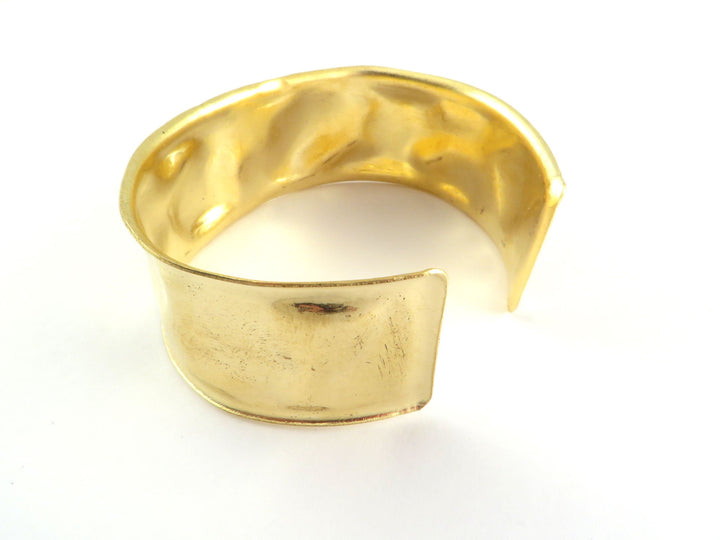 1x Bracelet manchette réglable chiffonné (25mm x 150mm) BM-007
