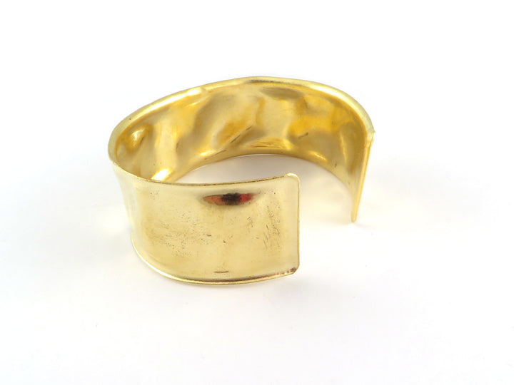 1x Bracelet manchette réglable chiffonné (25mm x 150mm) BM-007
