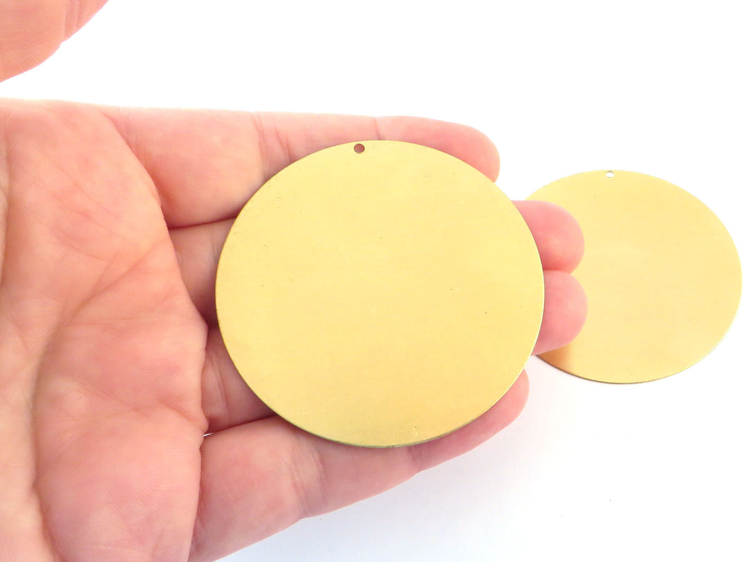 2x Pendentif grand disque (de 30mm à 58mm) D-30/1H