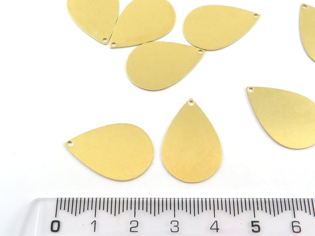 6x Breloque goutte (16mm x 24mm) PP-328