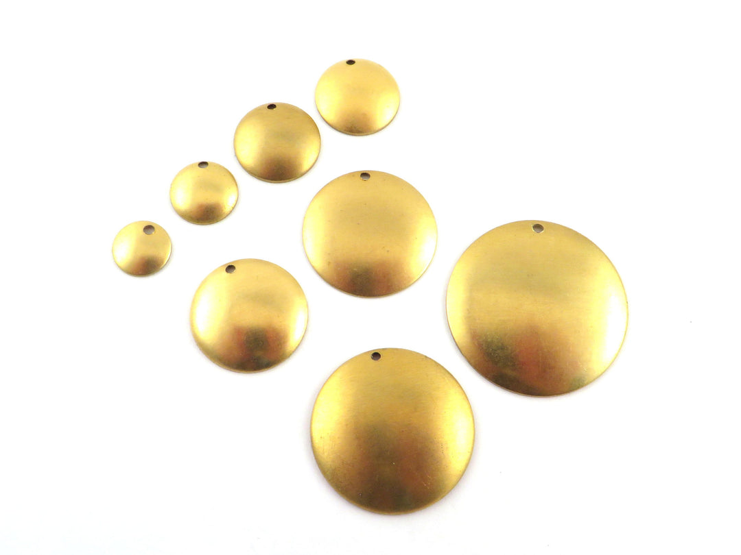 6x Breloque disque bombé (de 8mm à 32mm) PV-266