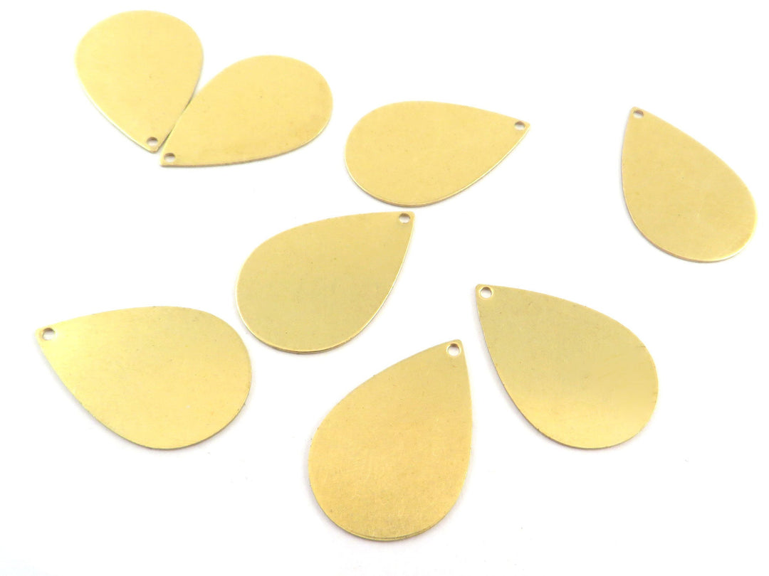 6x Breloque goutte (16mm x 24mm) PP-328