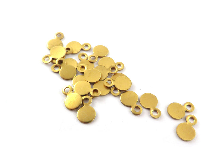 18x Breloque disque (4.5, 8 ou 10mm) PP-109