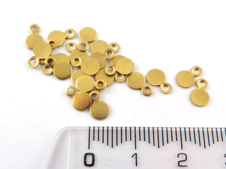 18x Breloque disque (4.5, 8 ou 10mm) PP-109