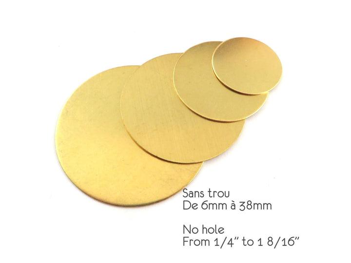 Disque sans trou de 6mm à 38mm