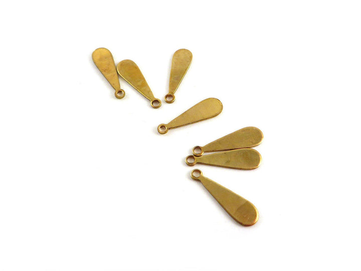 4x Breloque goutte (15mm x 5mm) PP-103