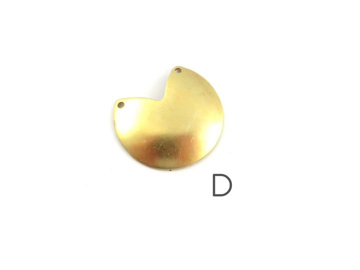 4x Breloque connecteur disque bombé (22mm) PV-024/PV-086/PV-178