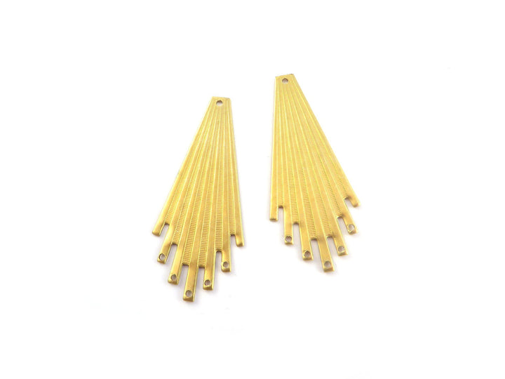 2x Connecteur goutte éventail 6 trous (42mm x 18mm) PV-069