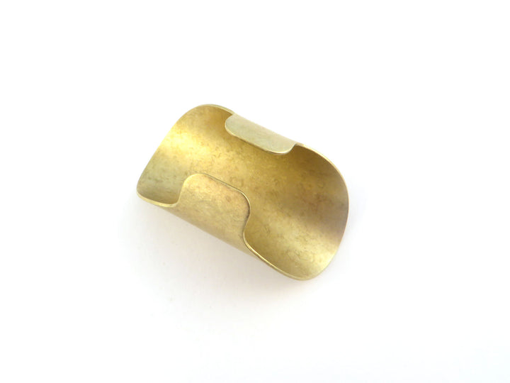 1x Bague cigare ajustable lisse ou martelée (2 tailles)