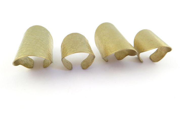 1x Bague cigare ajustable lisse ou martelée (2 tailles)
