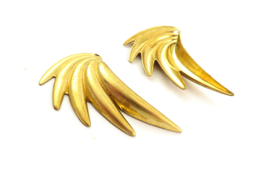 2x Pendentif aile Art Déco (24mm x 35mm) PV-122
