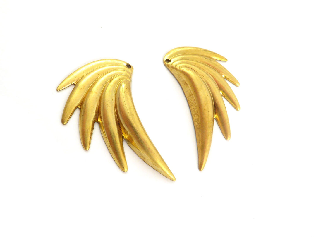 2x Pendentif aile Art Déco (24mm x 35mm) PV-122