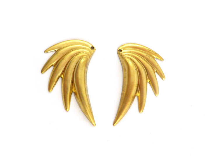 2x Pendentif aile Art Déco (24mm x 35mm) PV-122