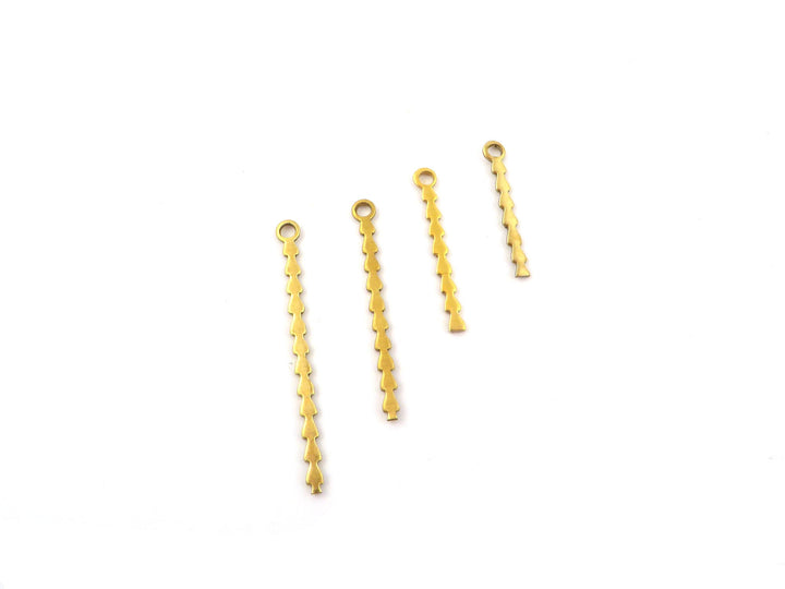 8x Breloque barre épis de blé (4 longueurs) PP-245