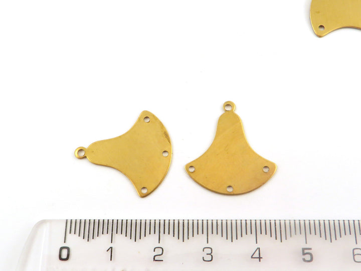 8x Connecteur goutte pendule 4 trous (20mm x 22mm) PP-227