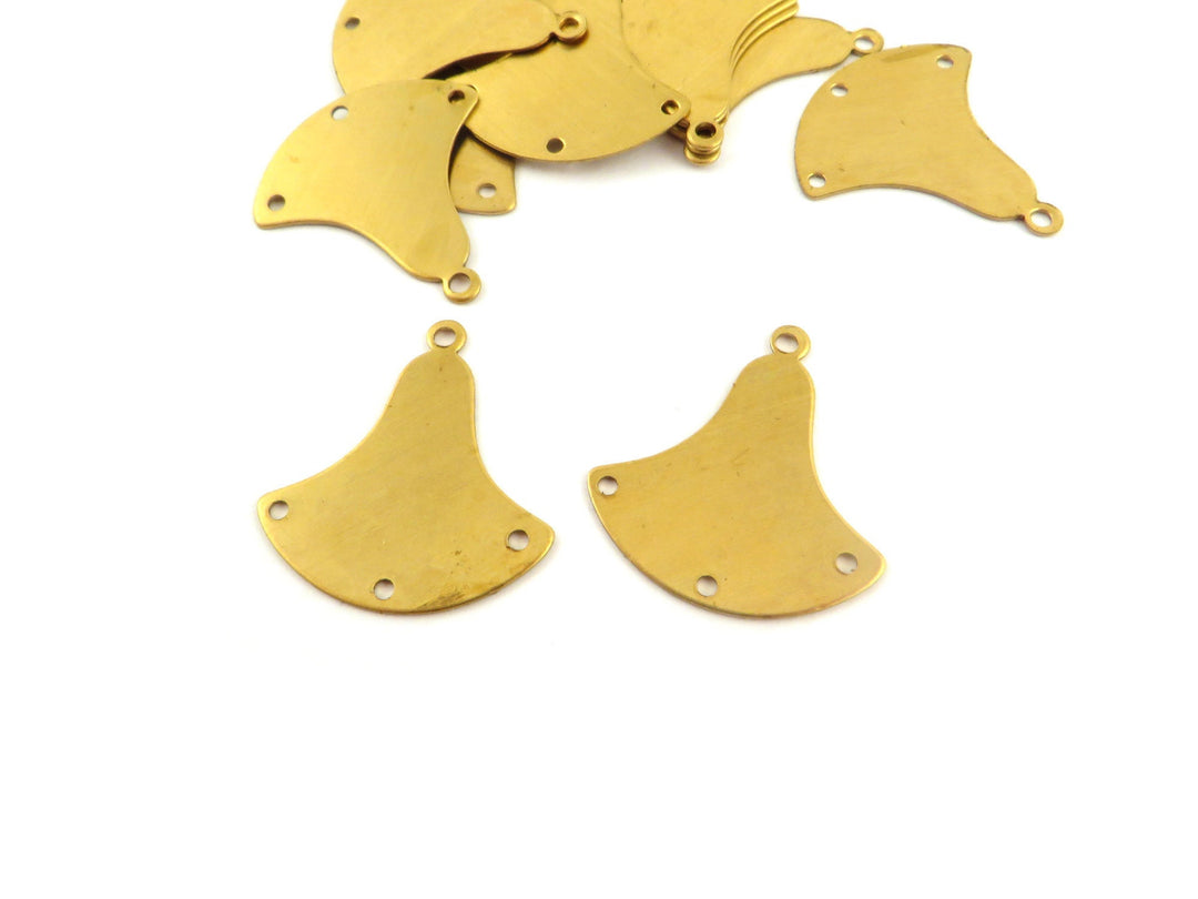 8x Connecteur goutte pendule 4 trous (20mm x 22mm) PP-227