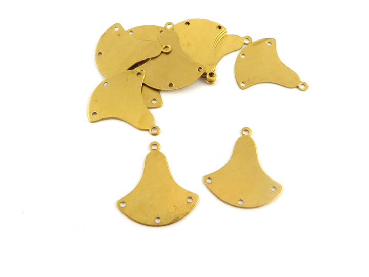 8x Connecteur goutte pendule 4 trous (20mm x 22mm) PP-227