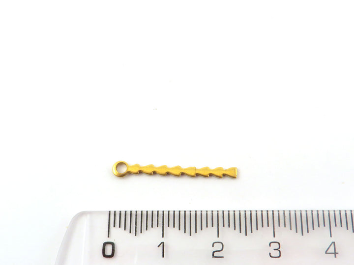 8x Breloque barre épis de blé (4 longueurs) PP-245