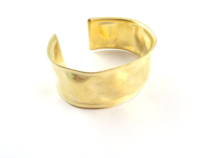 1x Bracelet manchette réglable chiffonné (25mm x 150mm) BM-007