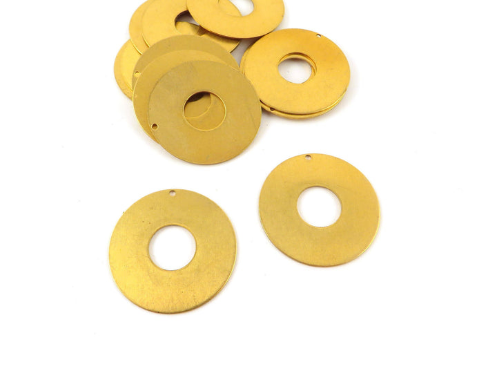 4x Breloque disque rondelle (27mm) PP-359