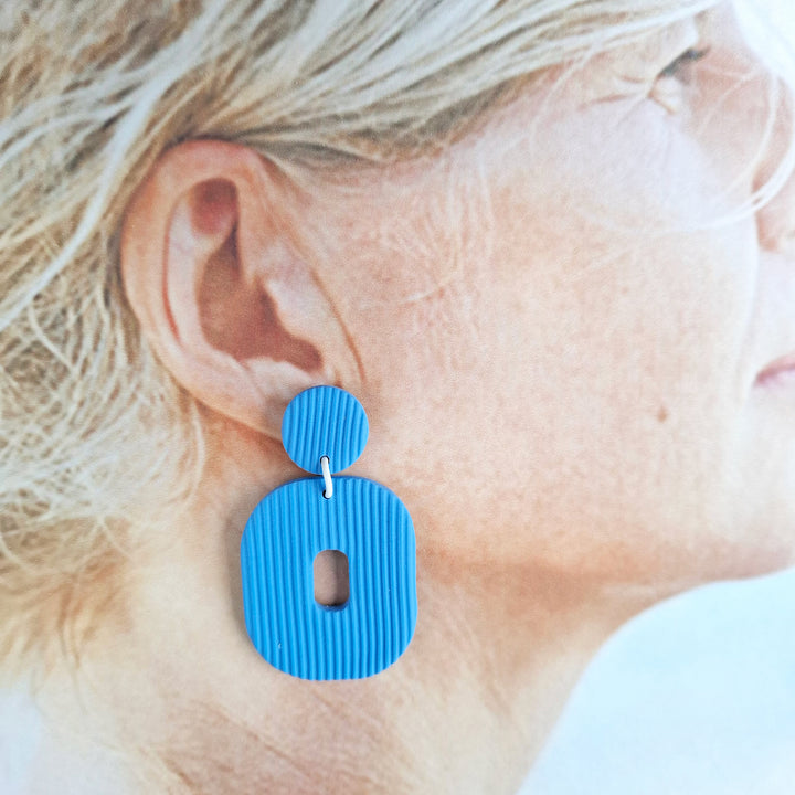 Helen - Bleu ligné