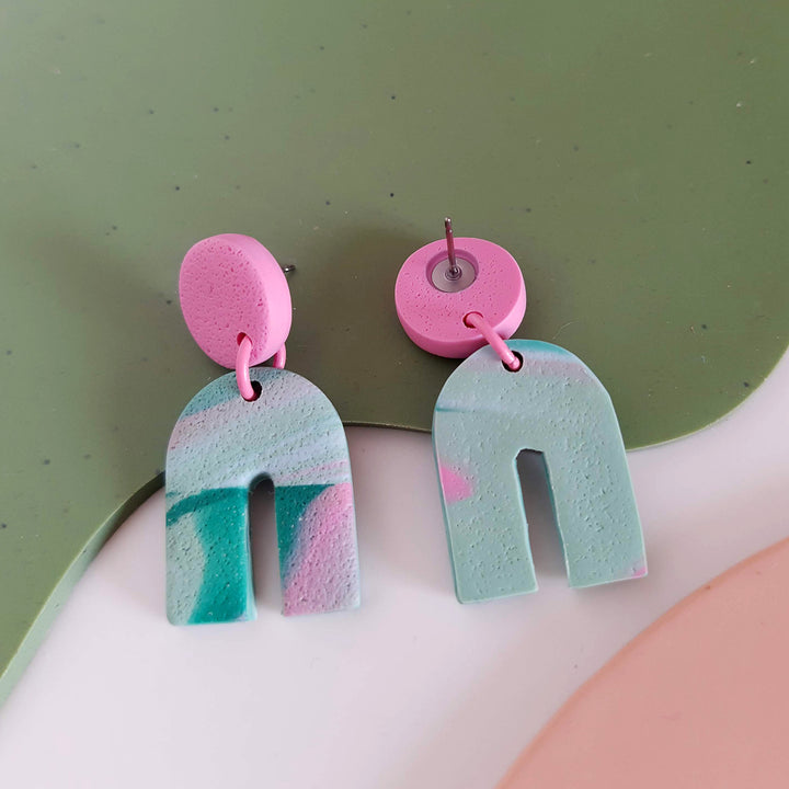 Jayna - Vert et rose