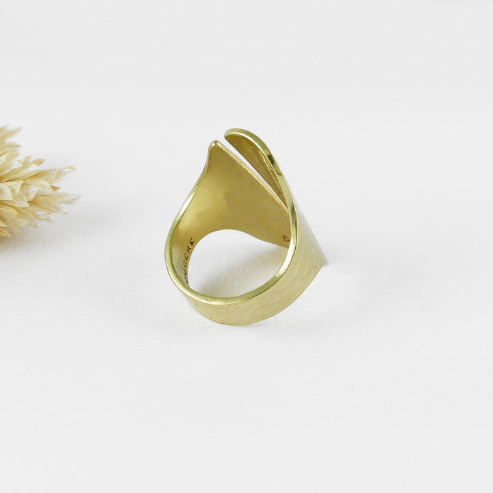 KATACHI - Bague laiton martelé