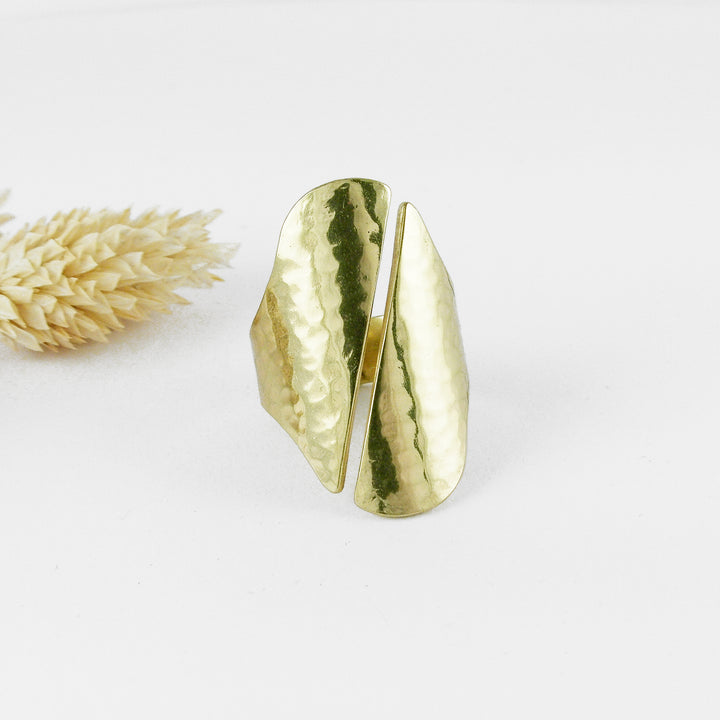 KATACHI - Bague laiton martelé