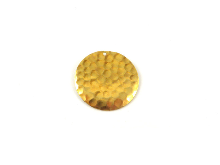 2x Breloque disque martelé + embossé (19, 25 ou 32mm) DM-19/S-1H