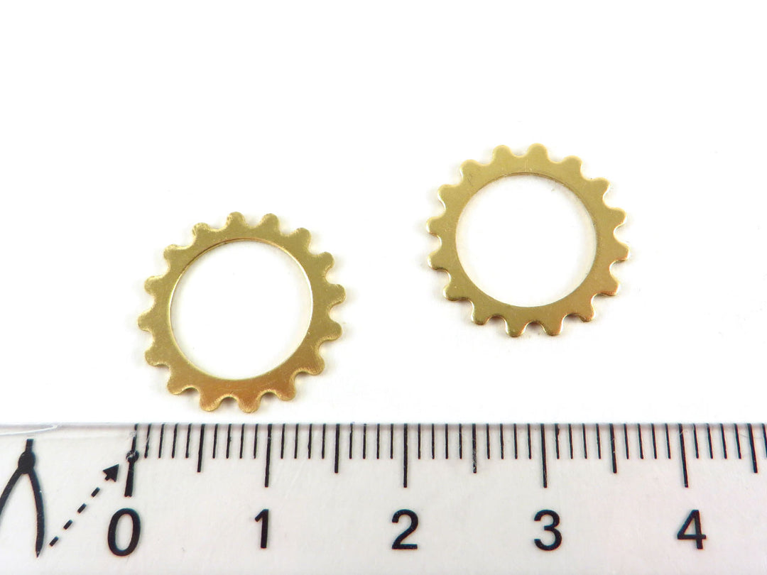 7x breloque engrenage rouage aiguille steampunk