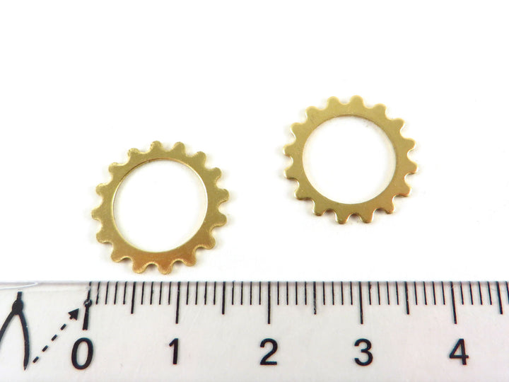 7x breloque engrenage rouage aiguille steampunk