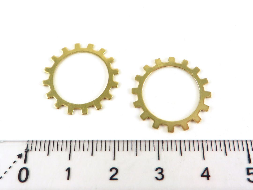 7x breloque engrenage rouage aiguille steampunk