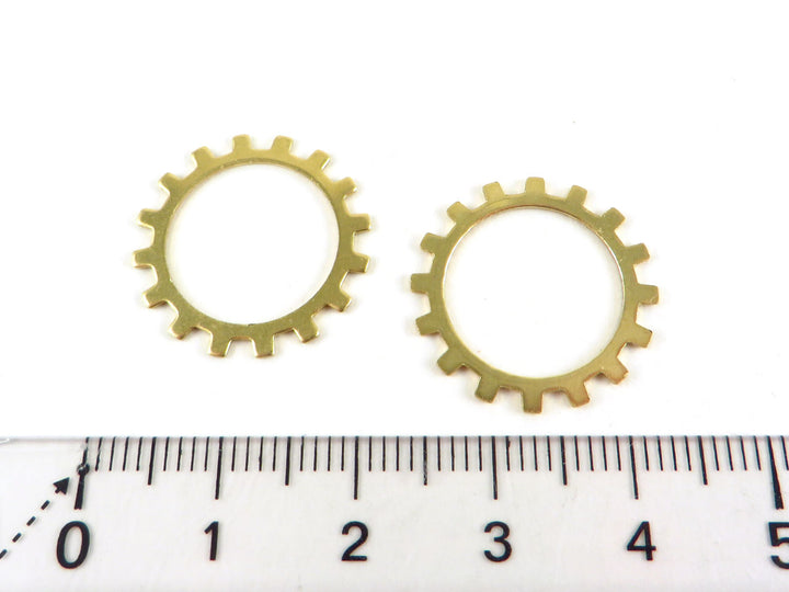 7x breloque engrenage rouage aiguille steampunk