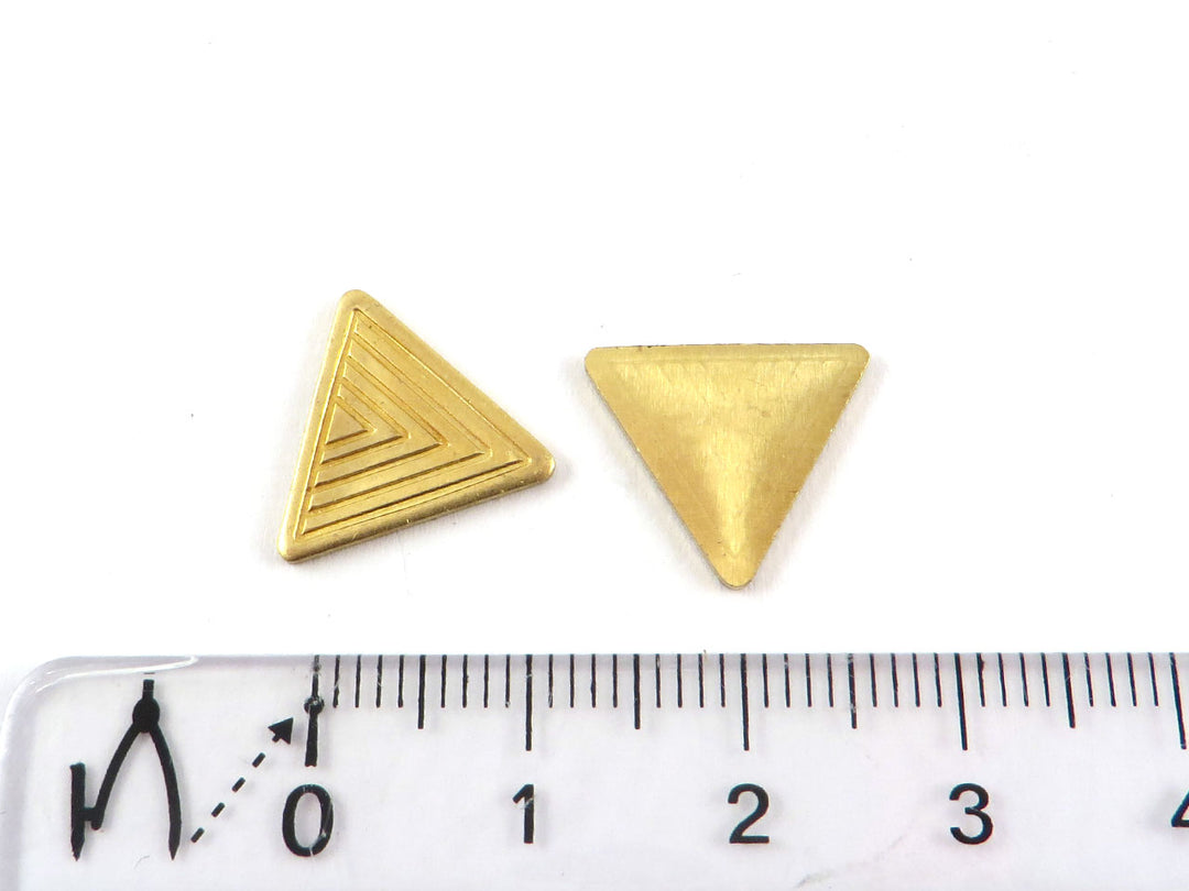 2x Breloque triangle (14mm x 12mm) PP-199