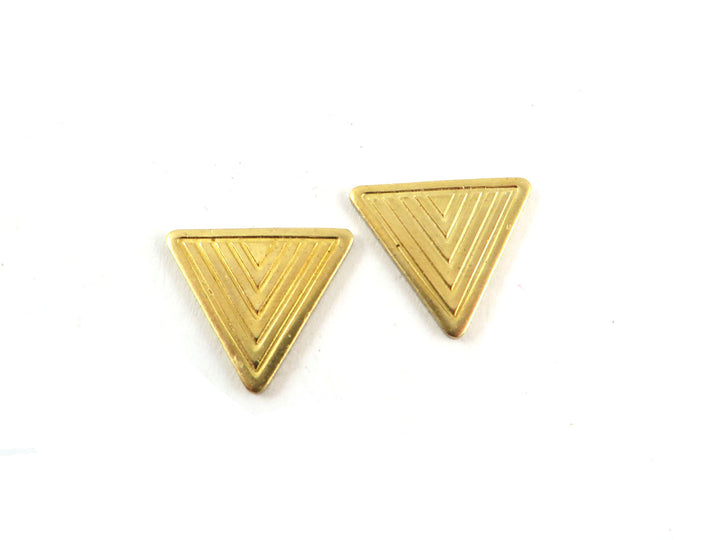 2x Breloque triangle (14mm x 12mm) PP-199