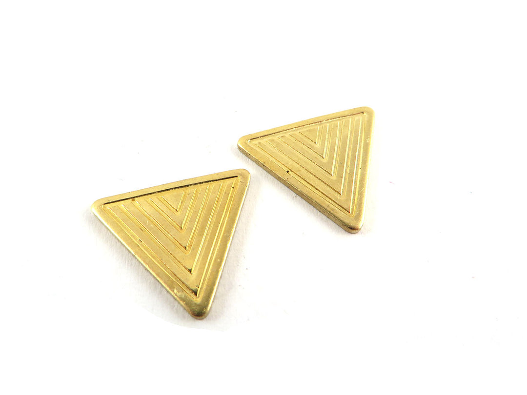 2x Breloque triangle (14mm x 12mm) PP-199