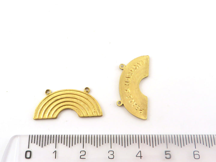 1x Connecteur arc en ciel Peace & Harmony (16mm x 26mm) PP-342