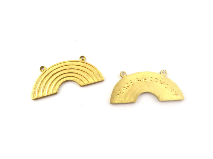 1x Connecteur arc en ciel Peace & Harmony (16mm x 26mm) PP-342