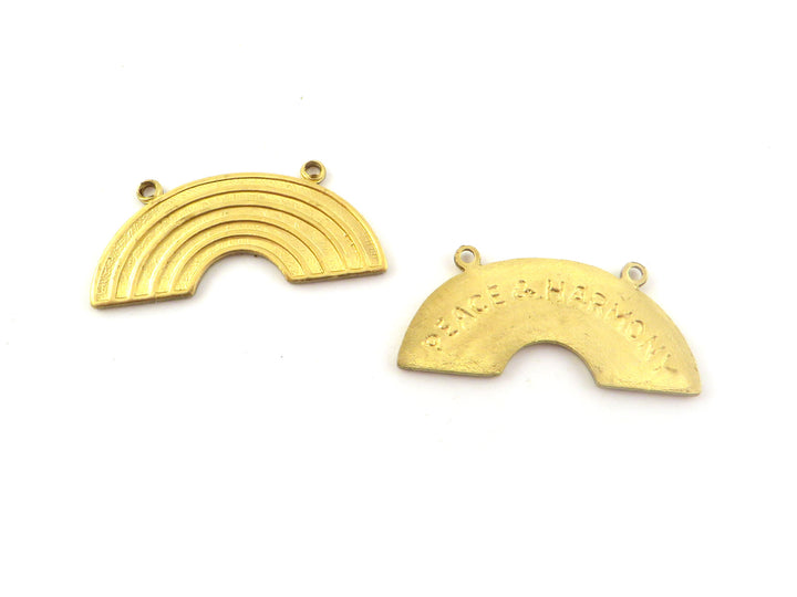 1x Connecteur arc en ciel Peace & Harmony (16mm x 26mm) PP-342