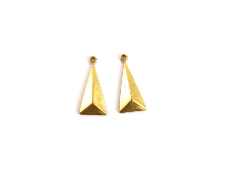 4x Breloque triangle (18mm x 8mm) PV-004
