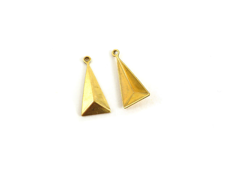 4x Breloque triangle (18mm x 8mm) PV-004