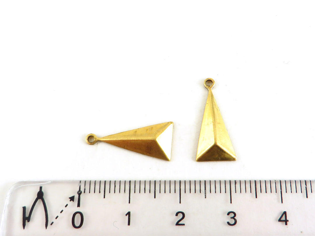 4x Breloque triangle (18mm x 8mm) PV-004