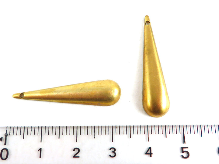 4x Breloque goutte (31mm x 8mm) PV-011
