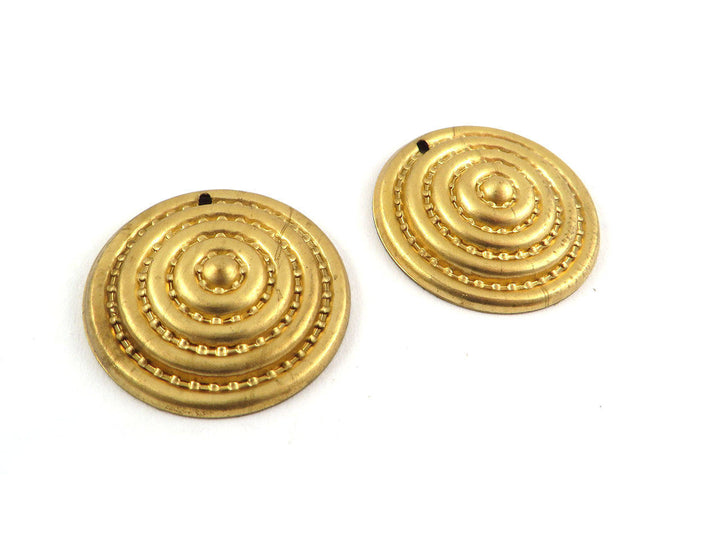 4x Breloque disque cible bouclier (22mm) PP-200