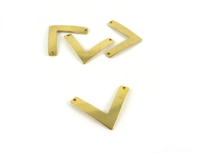 6x Connecteur chevron bombé (23mm x 16mm) PP-180