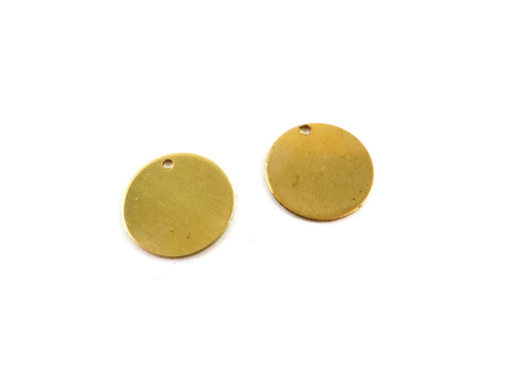 6x Breloque disque (16mm) D-16/1H/S