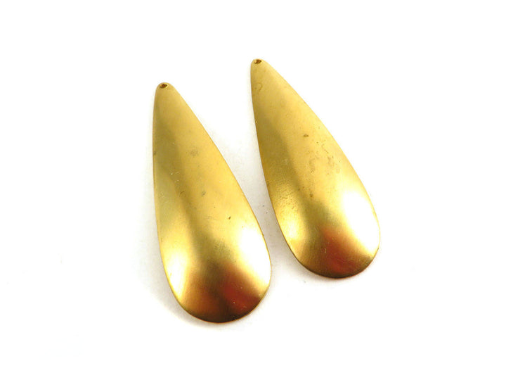2x Pendentif goutte bombé (53mm x 18mm) PV-025