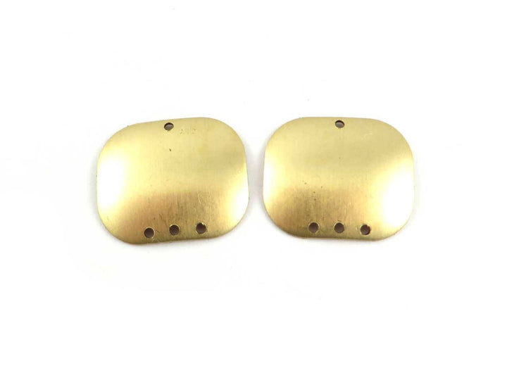 2x Connecteur chandelier rectangle bombé (18mm x 21mm) PV-164